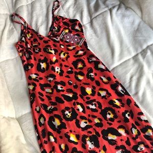 Cheetah maxi dress